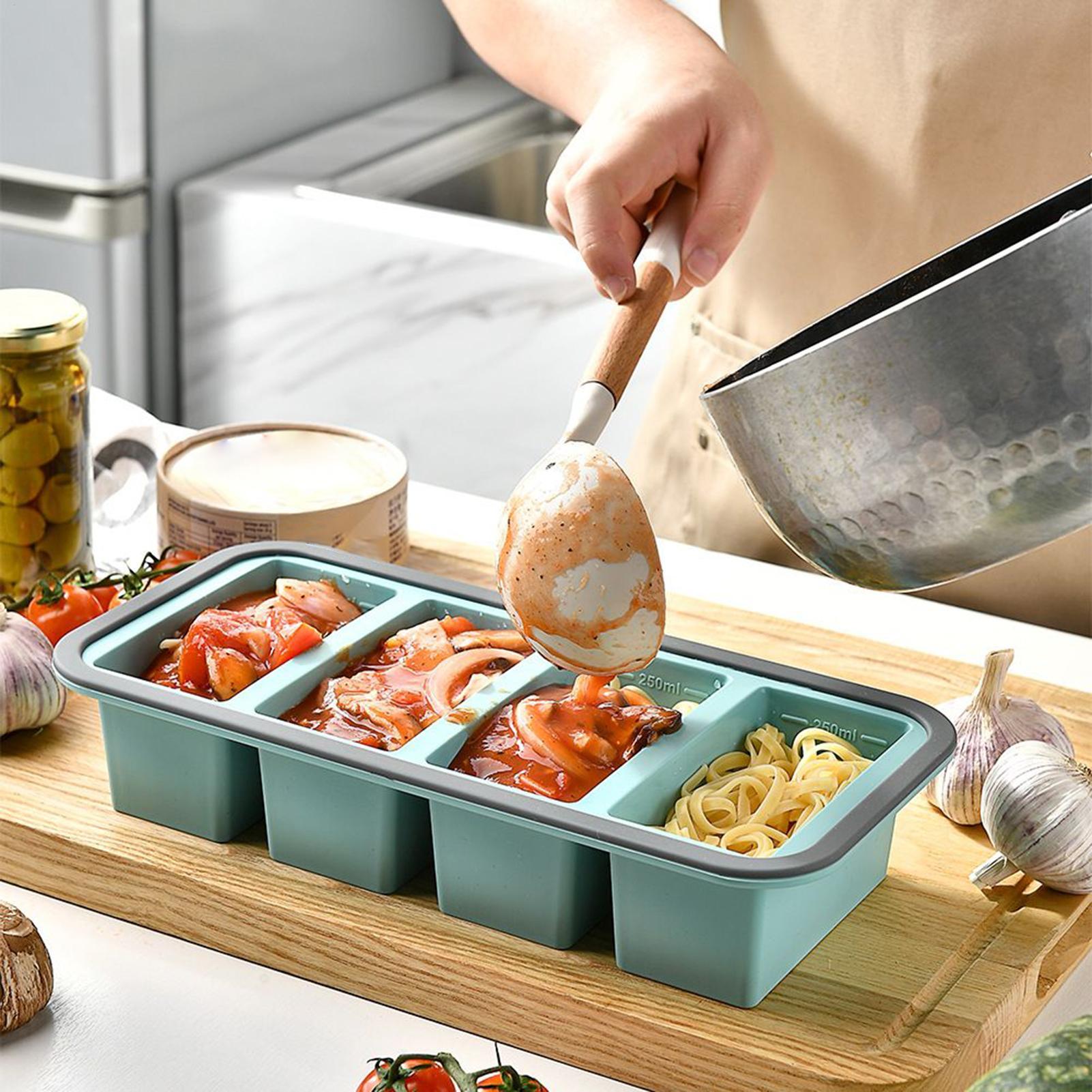 Meal Prep Menu - Moule à glaçons en silicone avec