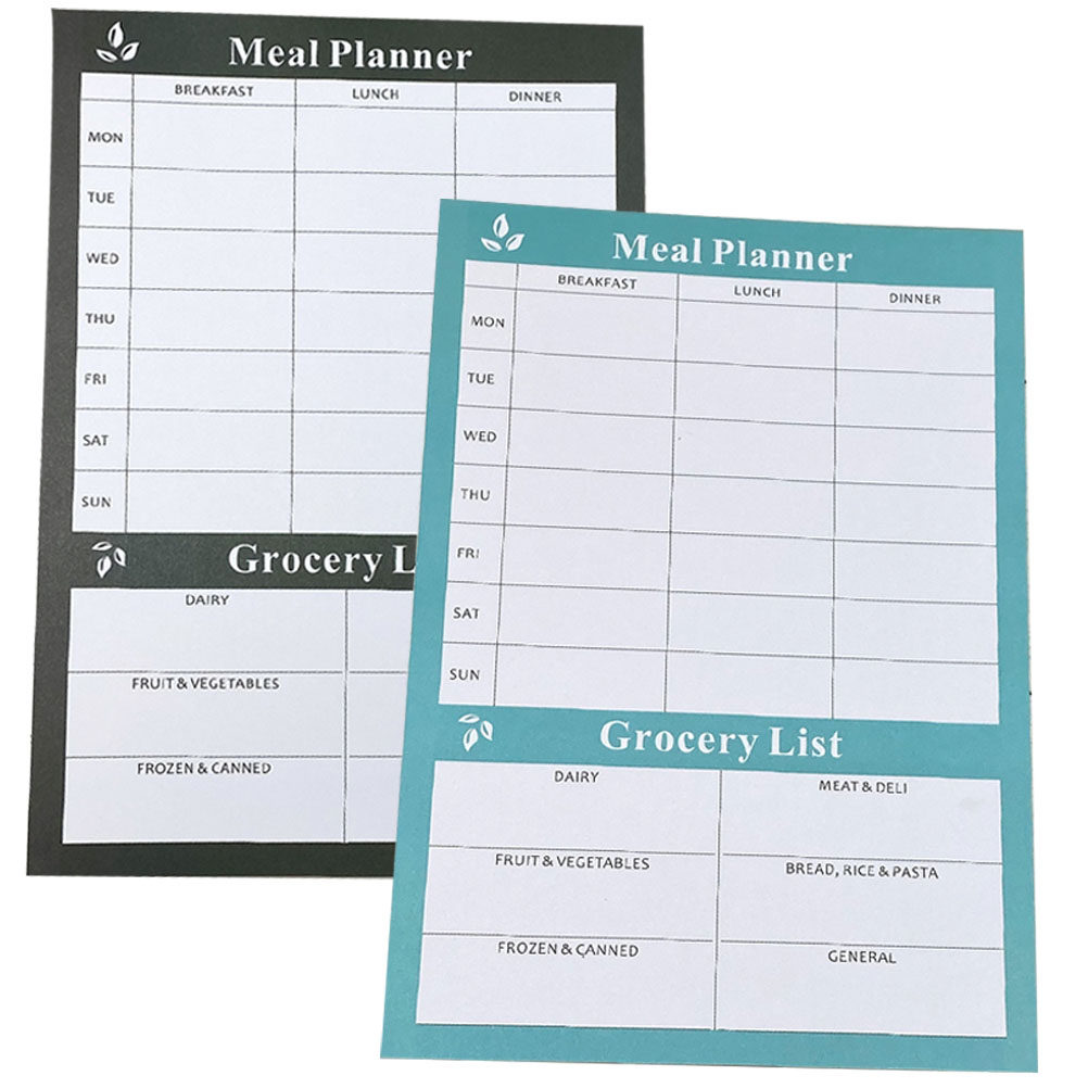 Meal Prep Weekly - 2 cahiers de planification alimentaire :