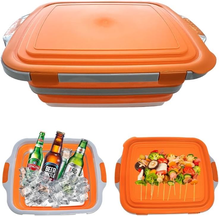Meal Prep Menu - Bac de préparation pliable 3-en-1 avec
