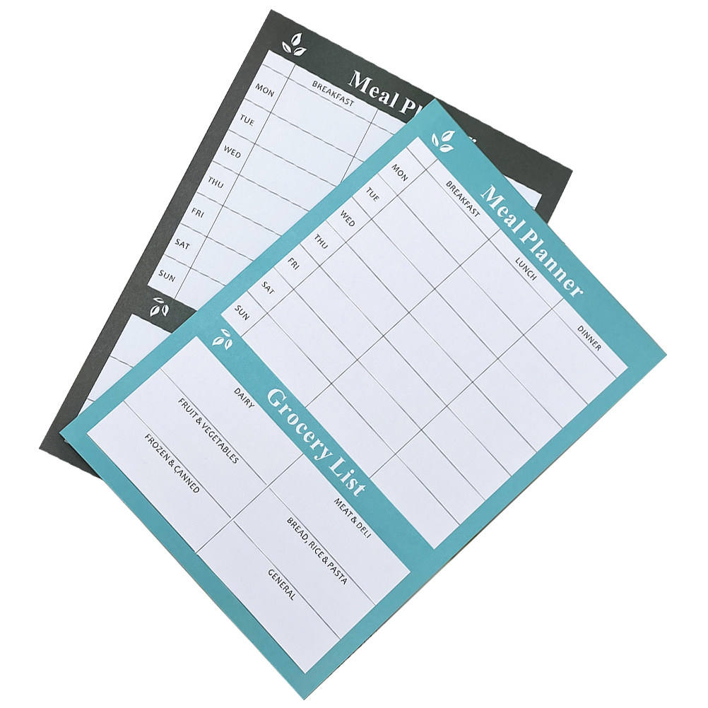 Meal Prep Weekly - 2 cahiers de planification alimentaire hebdomadaire