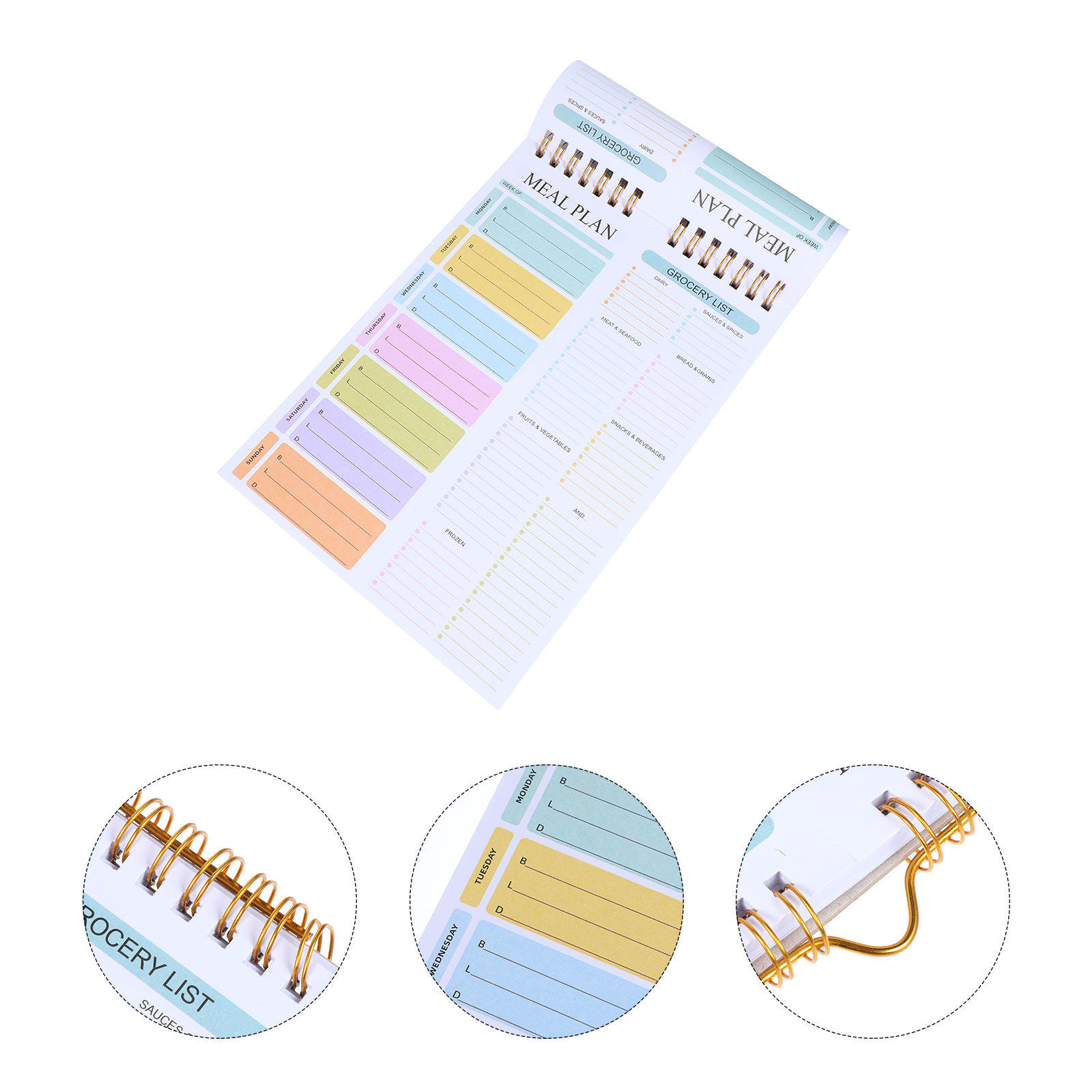 Meal Prep Menu - Carnet de planification de repas hebdomadaire