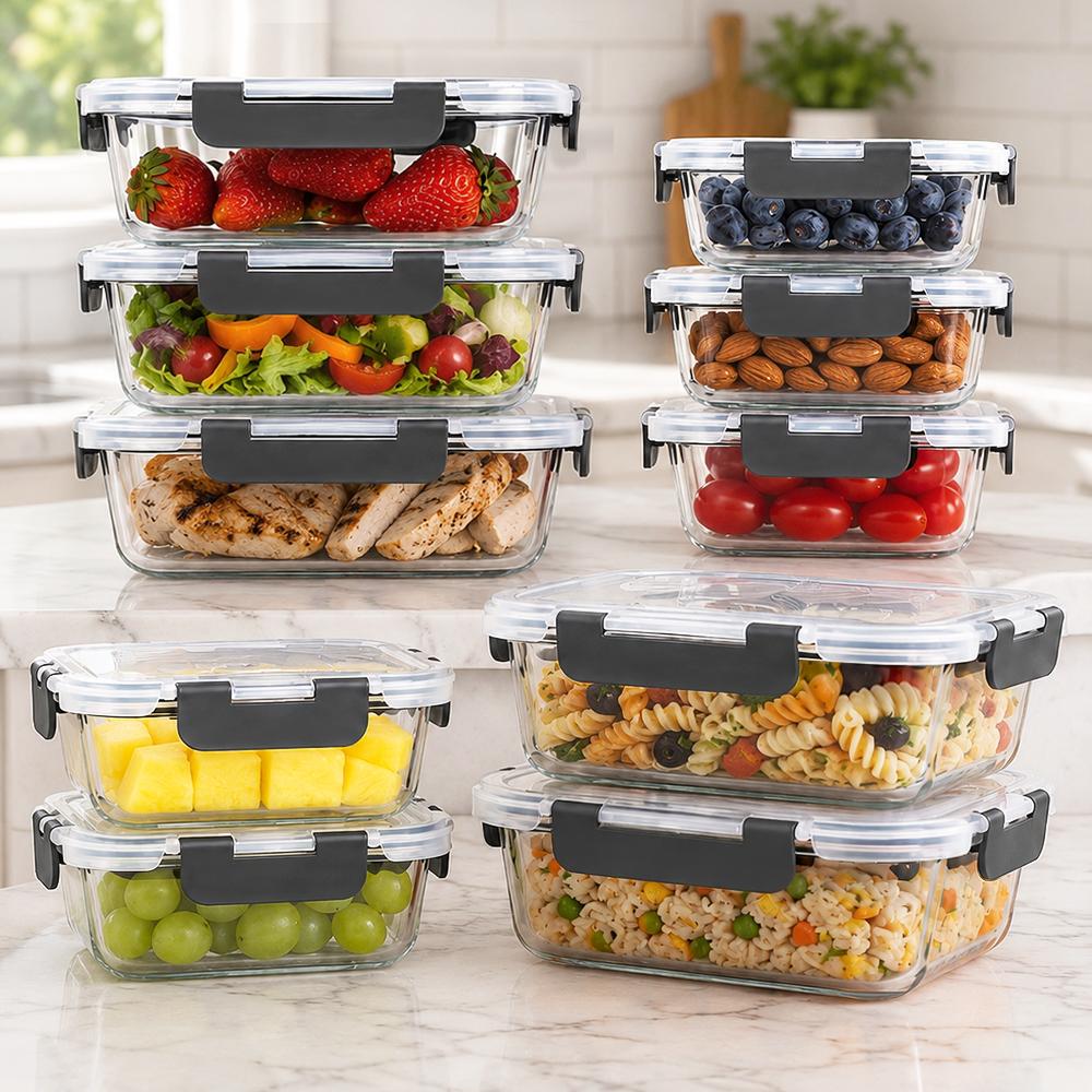 Meal Prep Weekly - Ensemble de 10 récipients de stockage