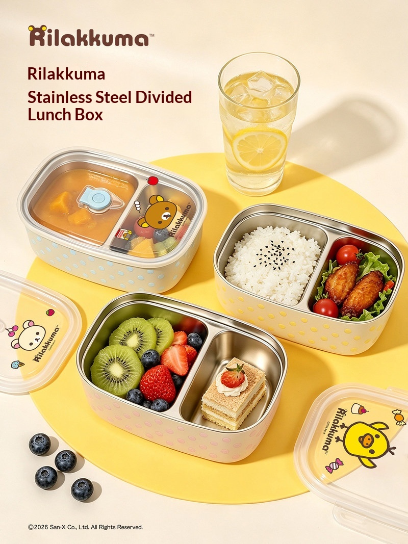 Meal Prep Lunch - Boîte à bento Rilakkuma en acier
