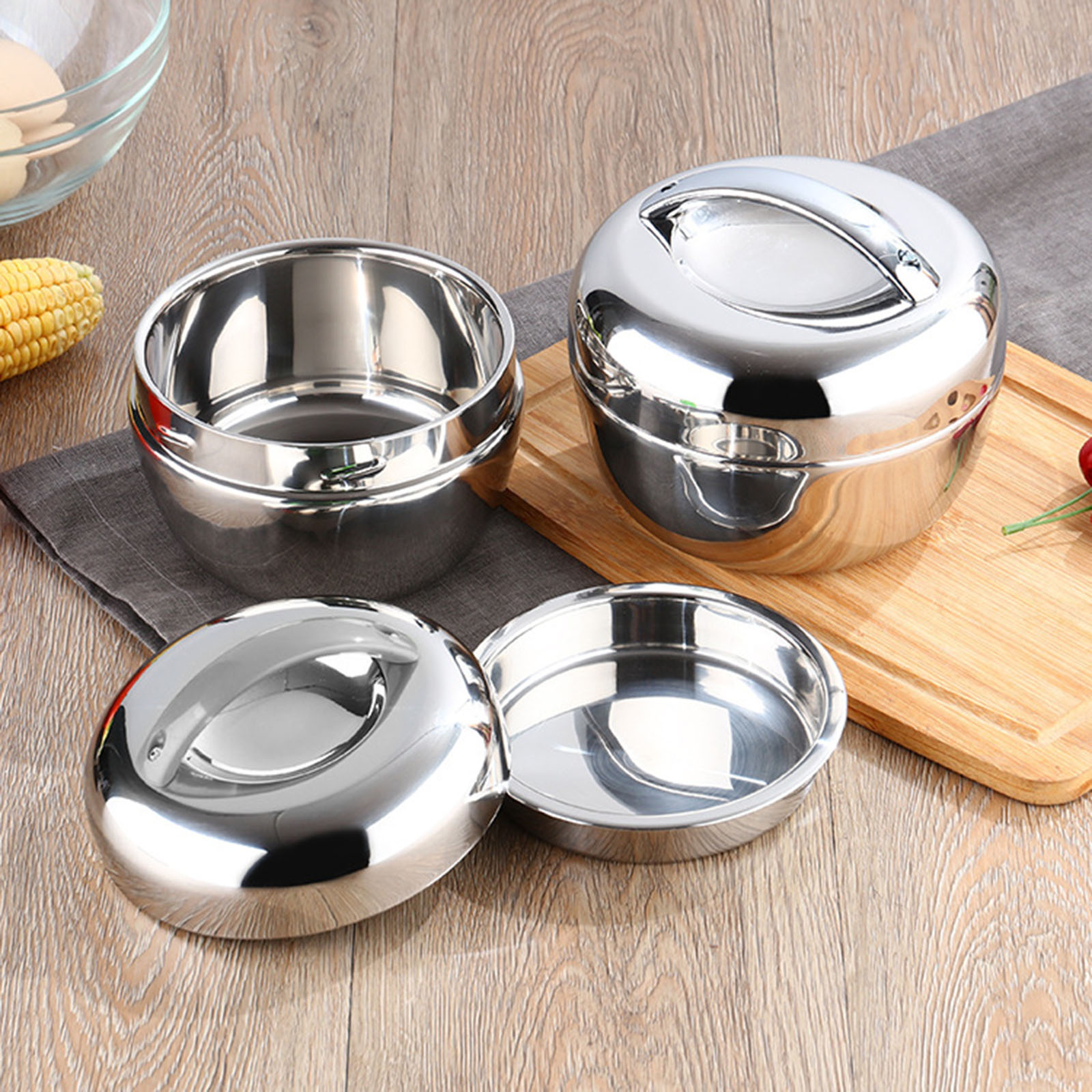 Meal Prep Lunch - Bouteille thermos isolée en acier inoxydable