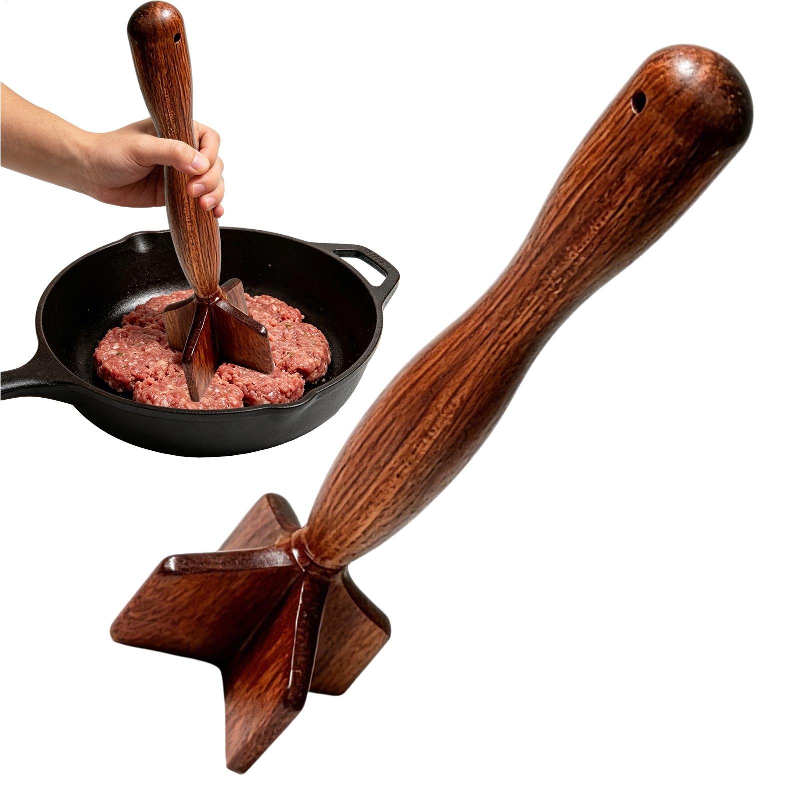 Meal Prep With Ground Beef - Hachoir à viande en bois, pilon