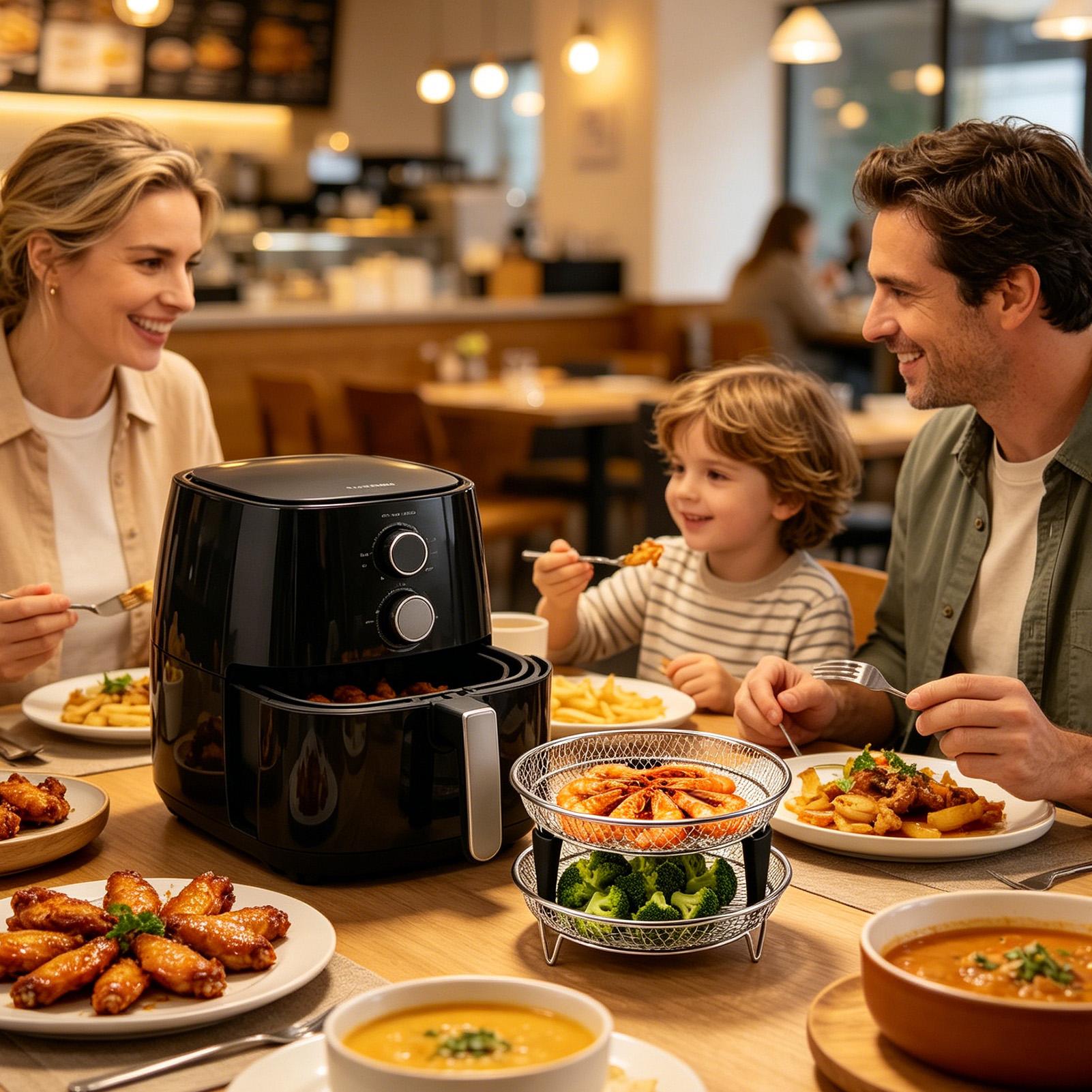 Panier de friteuse à air en ac - Meal Prep Menu avis et prix