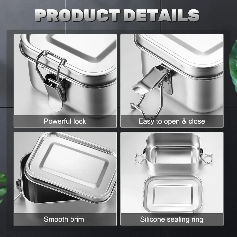 Boîte à déjeuner en acier inox - Meal Prep Lunch avis et prix