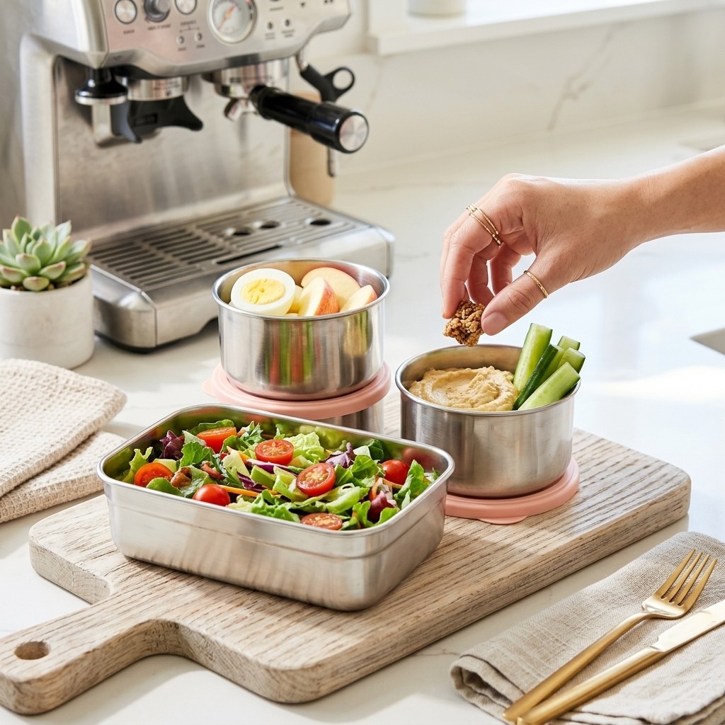 Boîte à lunch en acier inoxyda - Meal Prep Lunch avis et prix