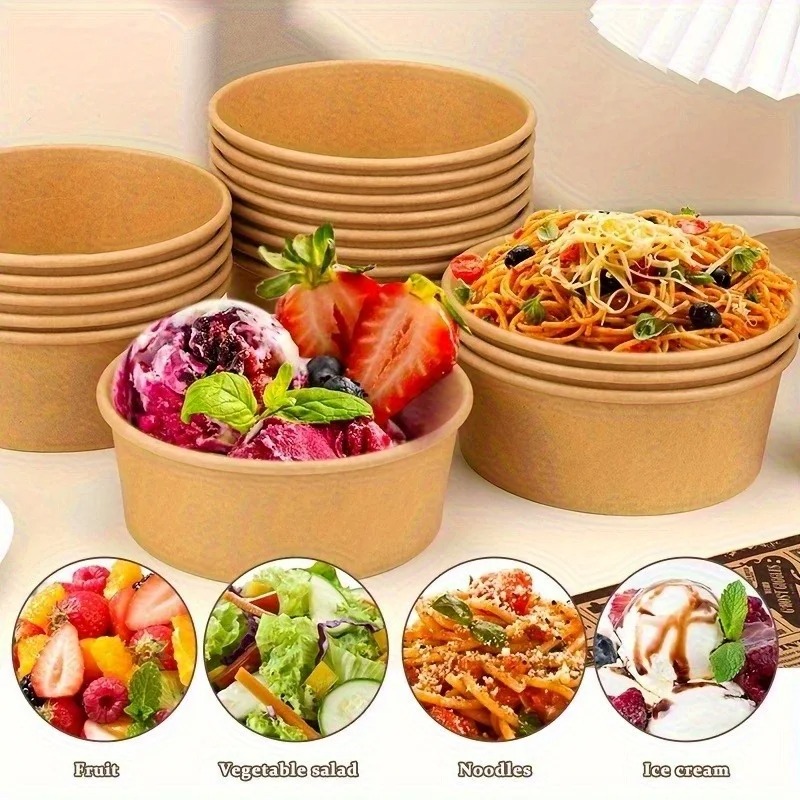Bols ronds en papier Kraft, bo - Meal Prep Plan avis et prix