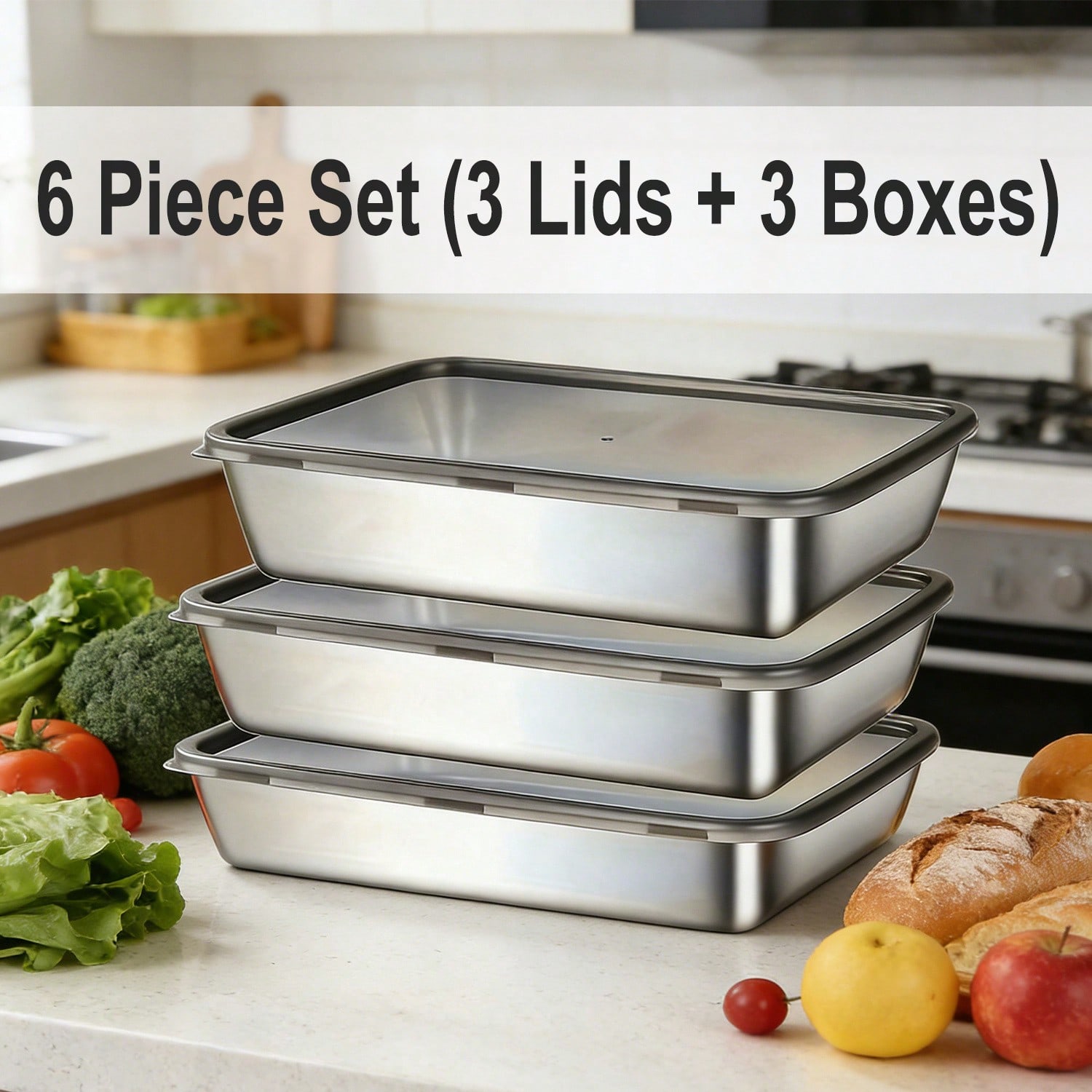 Ensemble de 6 récipients de co - Meal Prep Lunch avis et prix