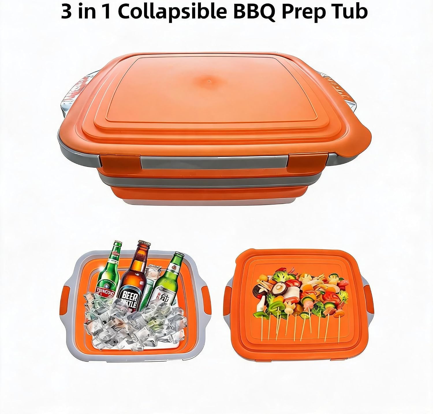 Bac de préparation pliable 3-e - Meal Prep Menu avis et prix