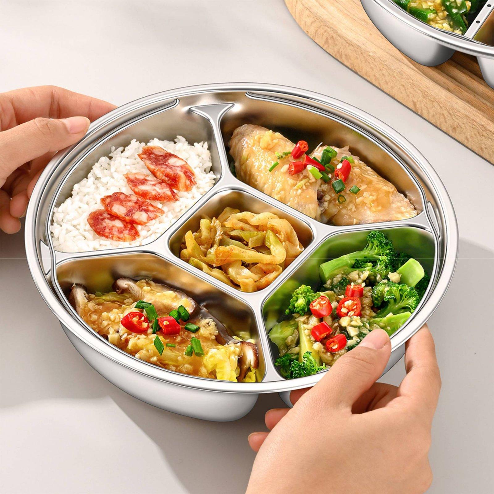 Plat en acier inoxydable multi - Meal Prep Plan avis et prix