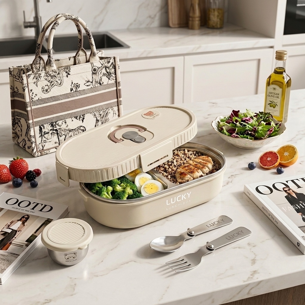 Boîte à lunch bento en acier i - Meal Prep Plan avis et prix