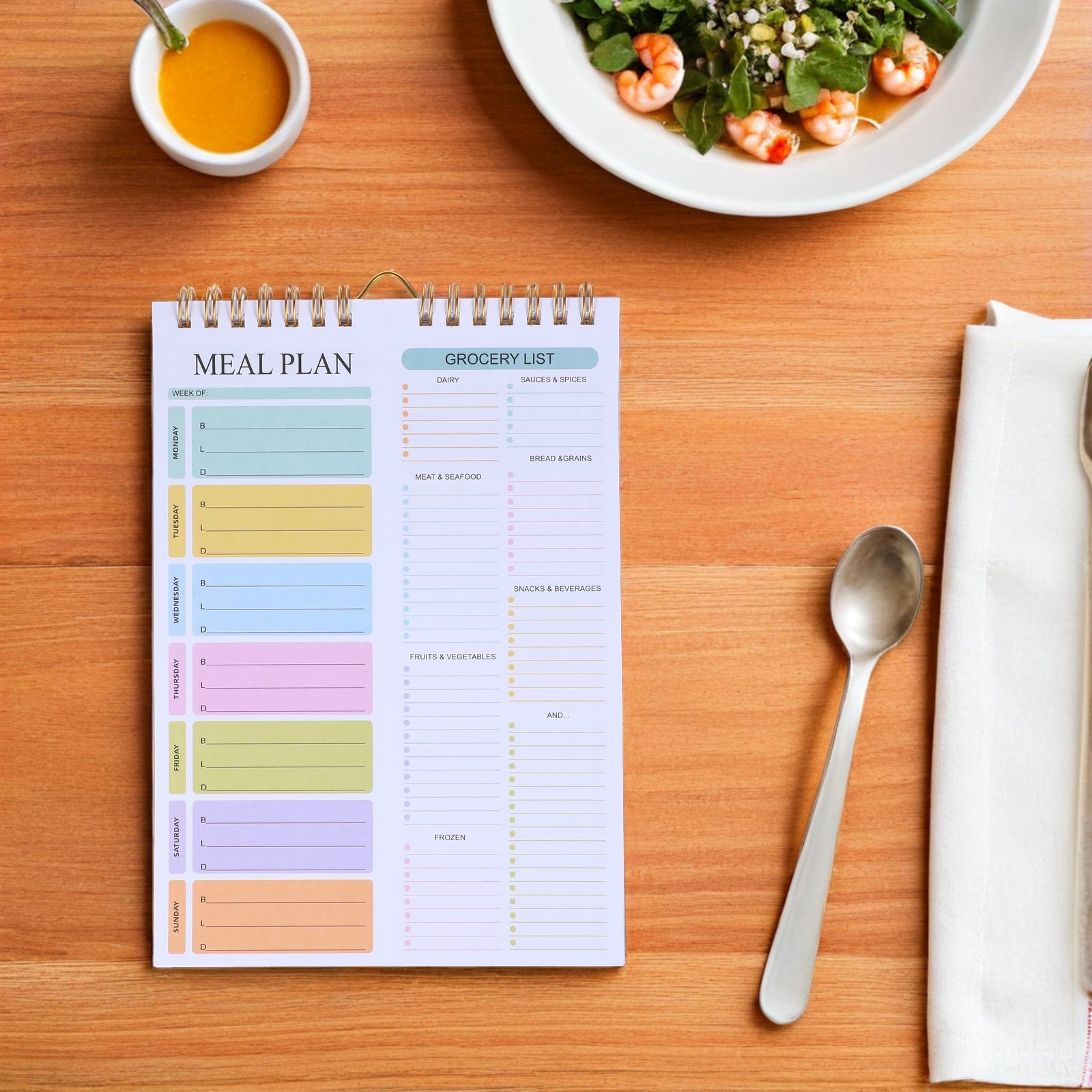 Carnet de planification de rep - Meal Prep Menu avis et prix