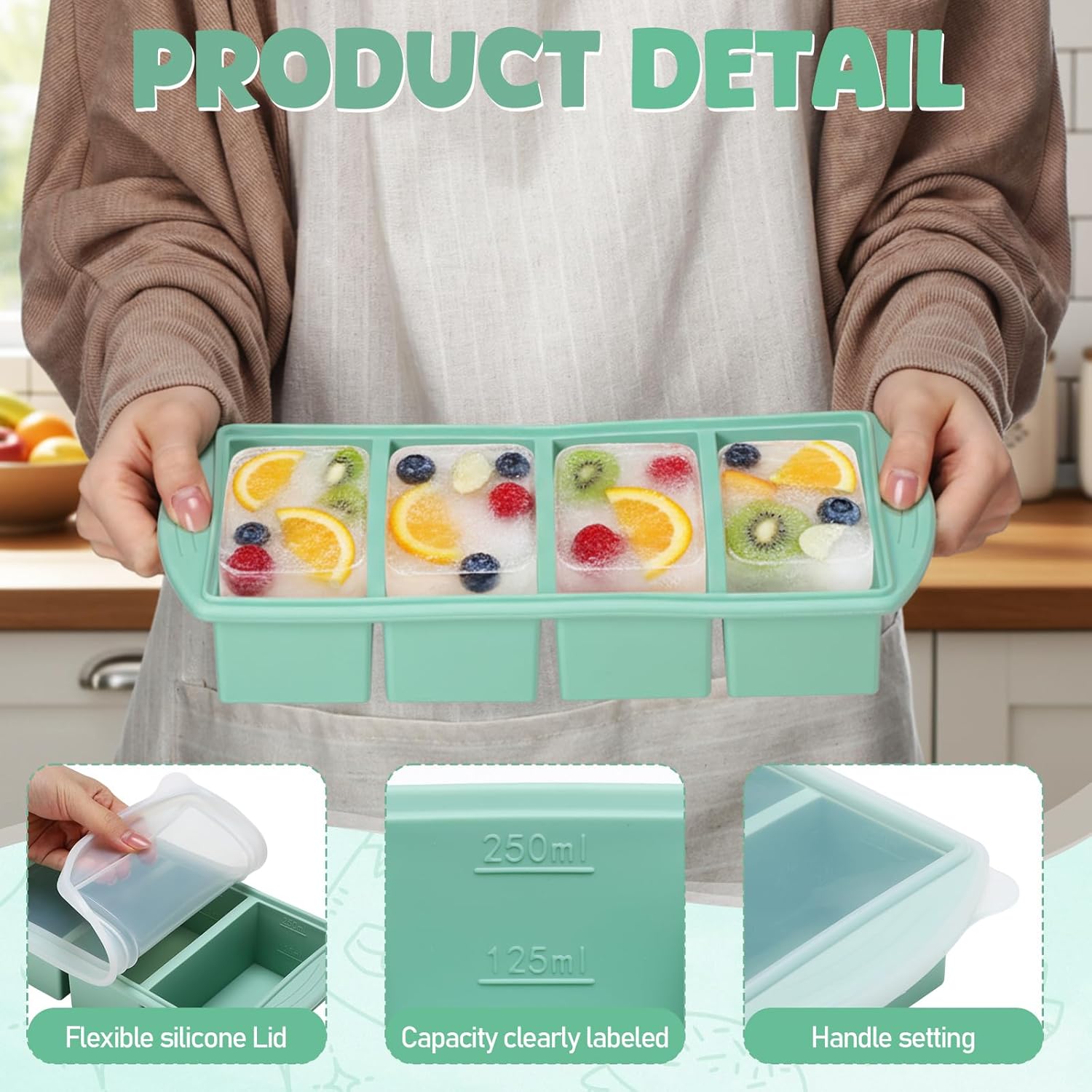 Bac de congélation en silicone - Meal Prep Menu avis et prix