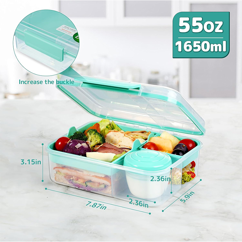 Boîte à lunch bento à 4 compar - Meal Prep Menu avis et prix