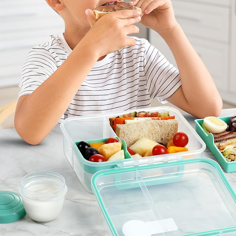 Boîte à lunch bento à 4 compar - Meal Prep Menu avis et prix