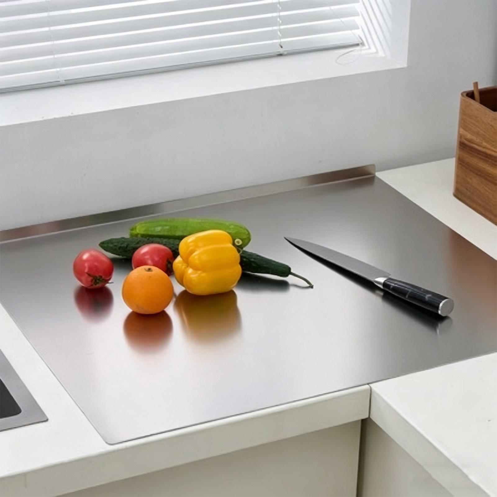 Planche à découper en acier in - Meal Prep Food avis et prix