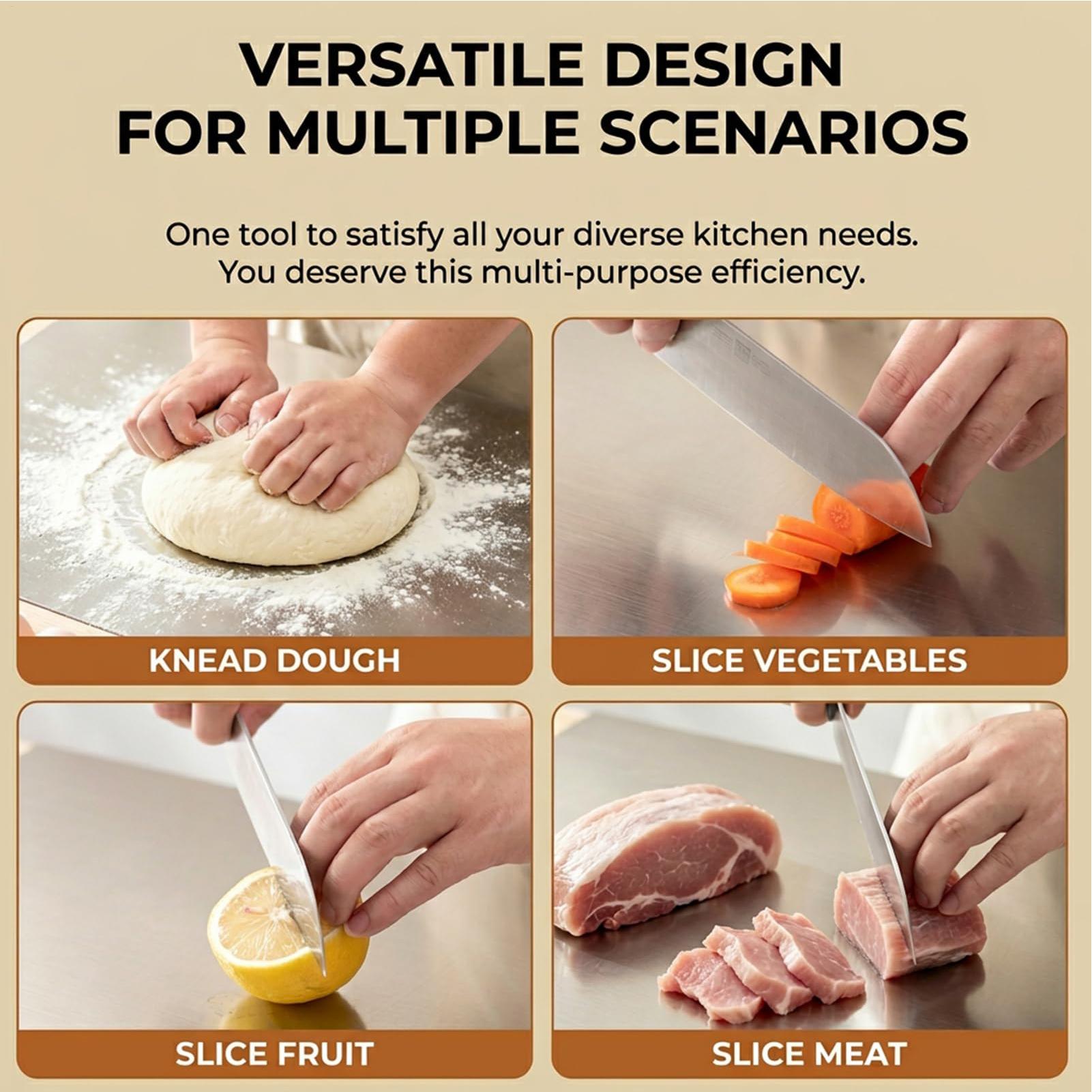 Planche à découper en acier in - Meal Prep Food avis et prix