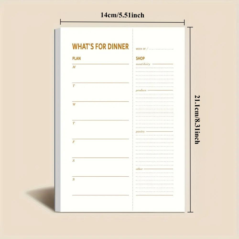 1 carnet de planification alim - Meal Prep Menu avis et prix